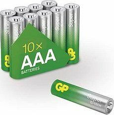 GP Alkalická batéria Super AAA (LR03), 10 ks